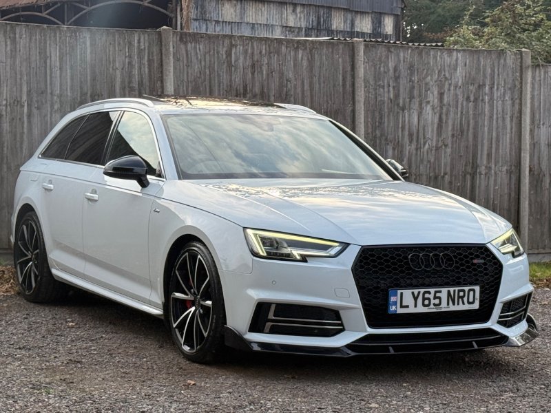 White Audi A4 Avant 2.0 TDI S line Estate 5dr Diesel S Tronic Euro 6 s/s 190 ps